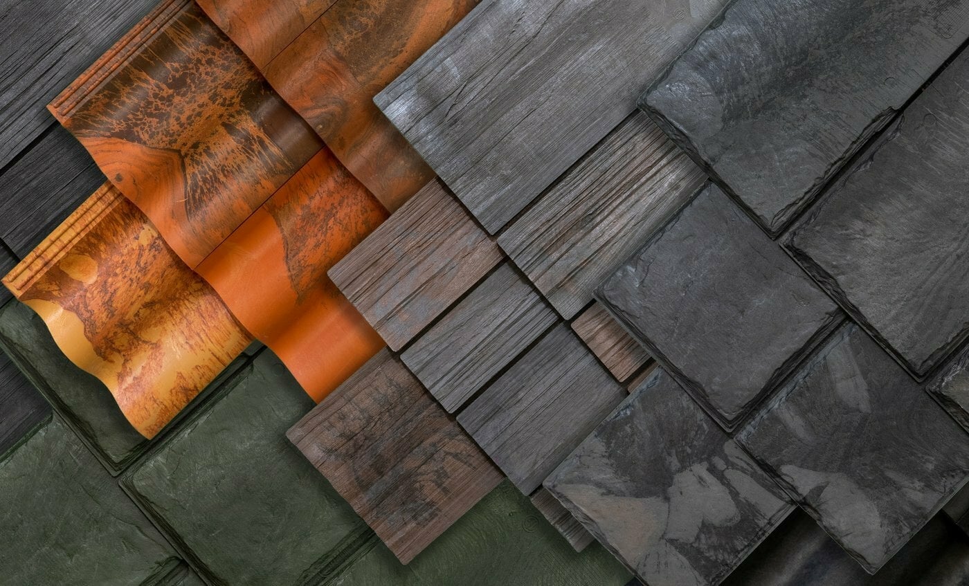 What are roofing shingles made of