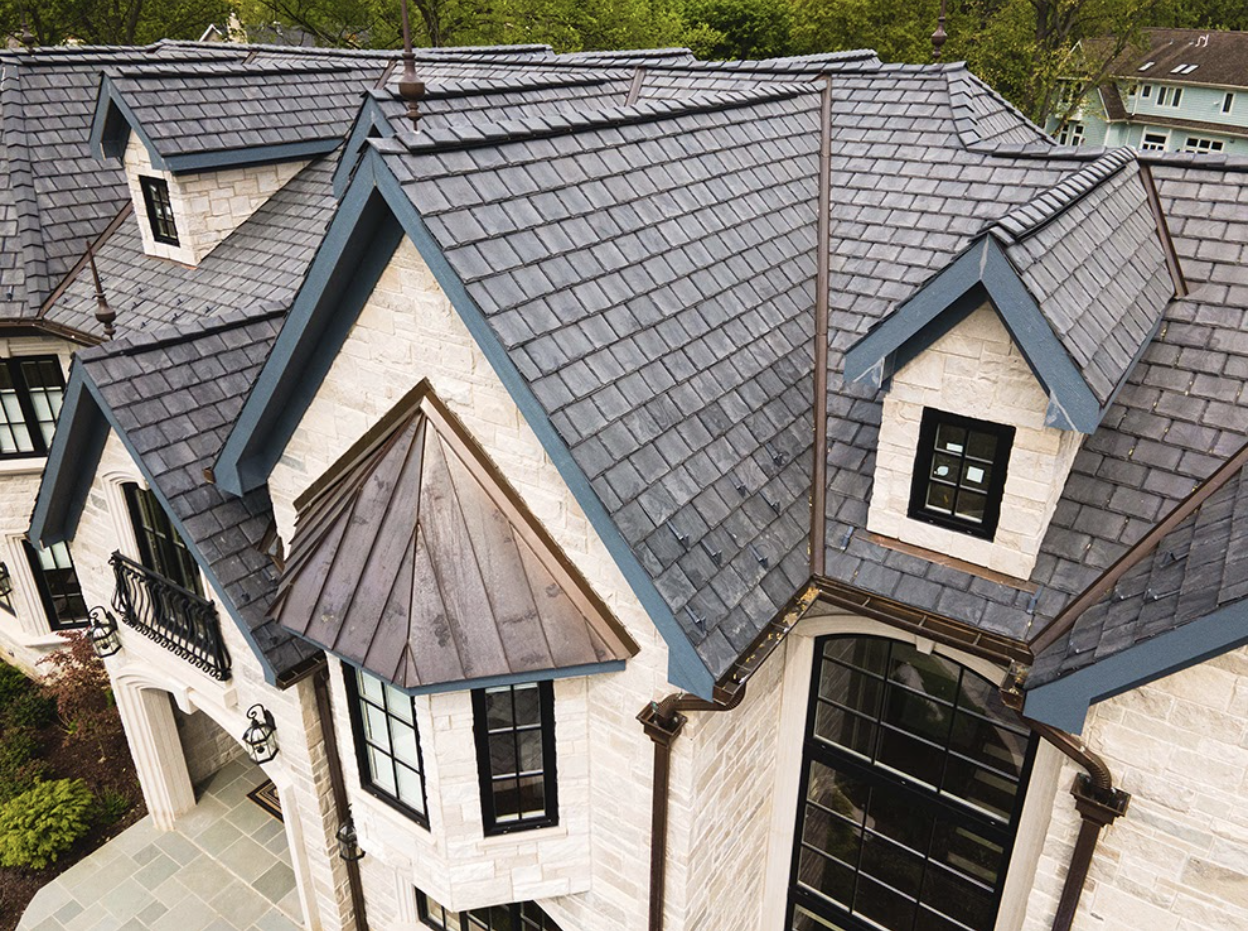 Slate Gray Roof Shingles & Design Ideas