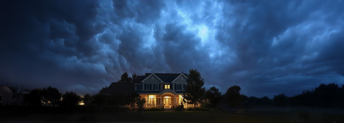 Stormy House Wide