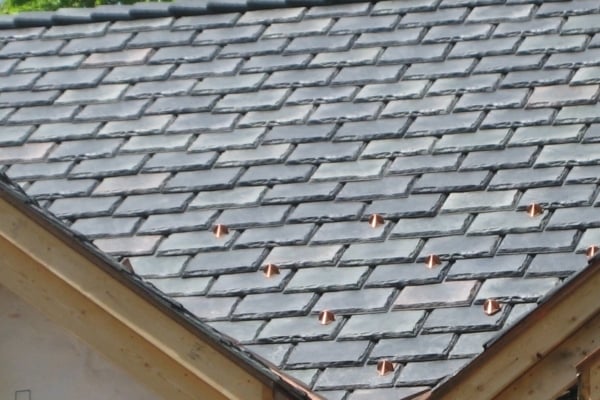Replacing Slate Roof Tiles With A, Imitation Grey Slate Roof Tiles