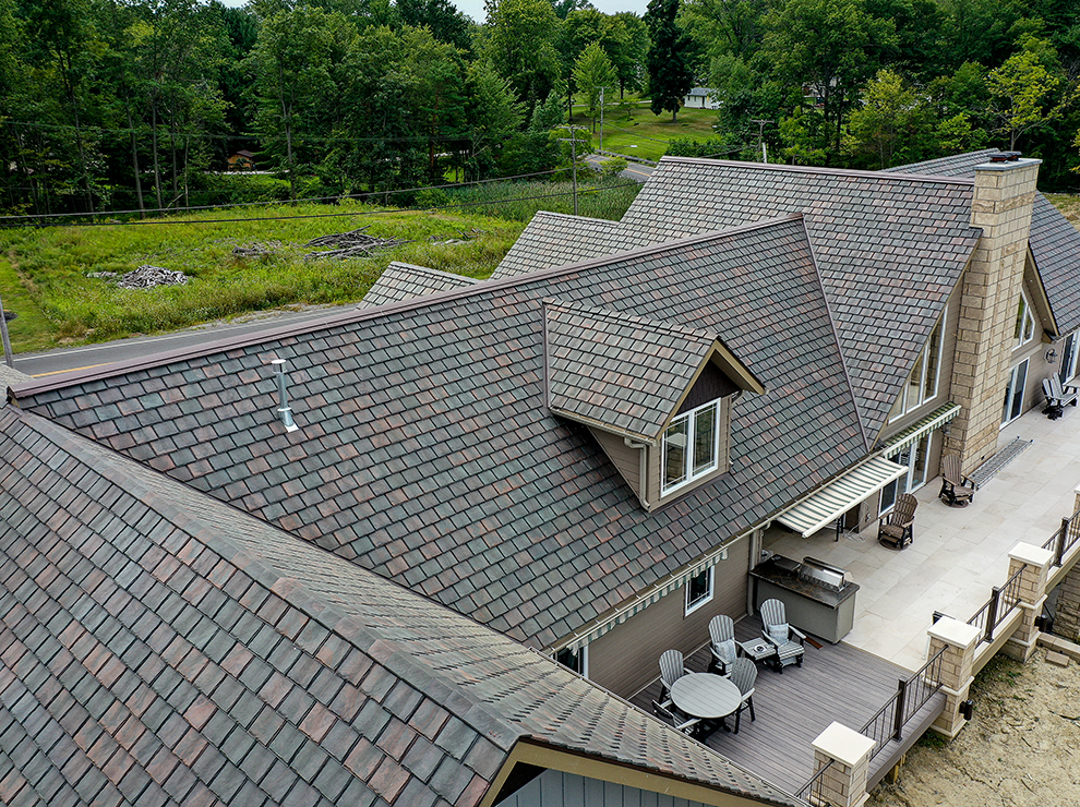 Synthetic Slate Roof Tiles Composite, Imitation Welsh Slate Roof Tiles